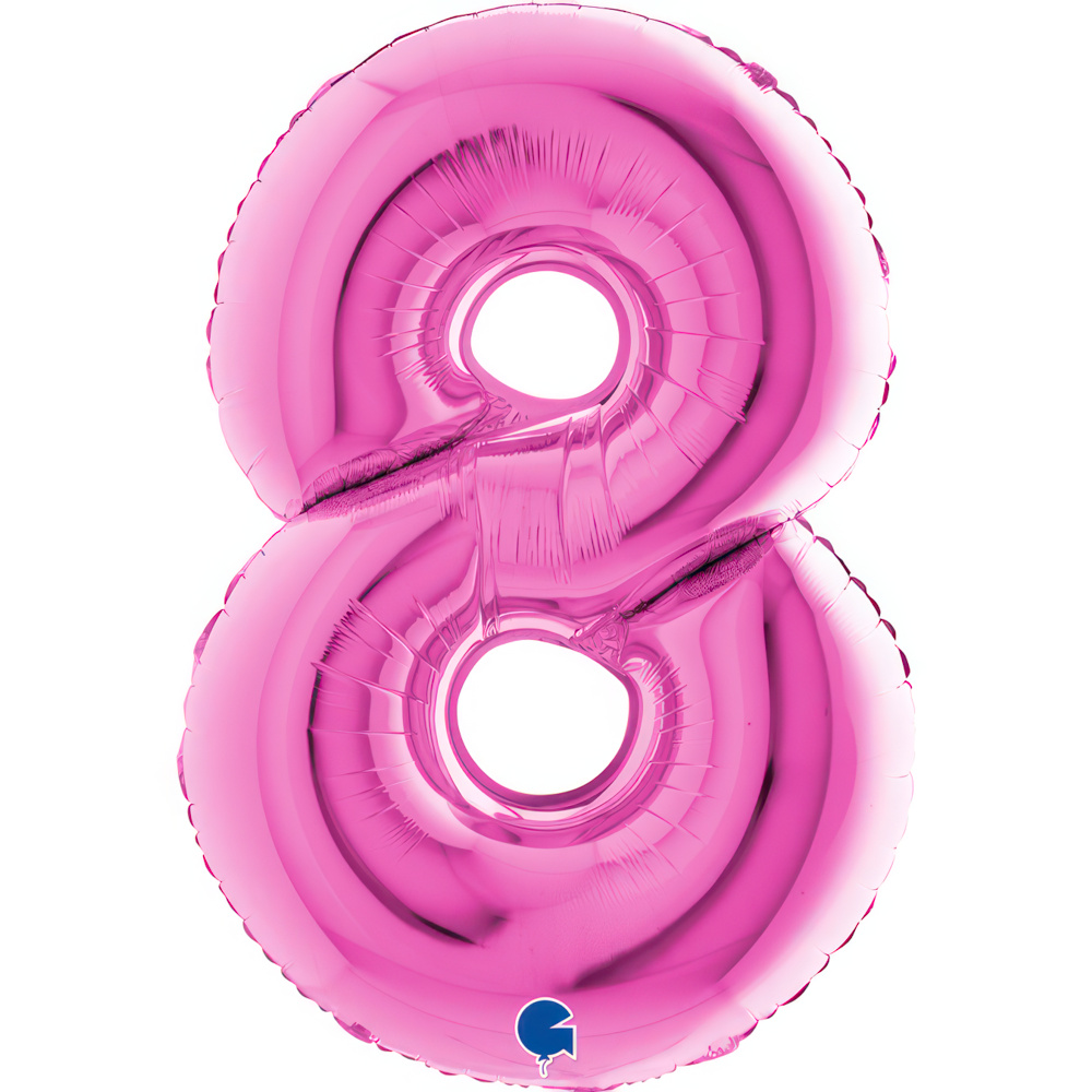 Number 8 Fuxia 40" Single Pack