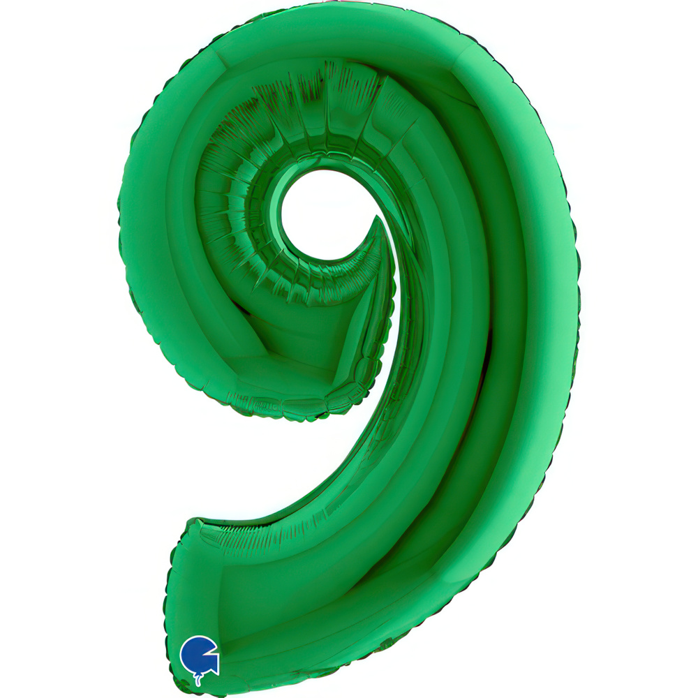 Number 9    Green 40" Single Pack