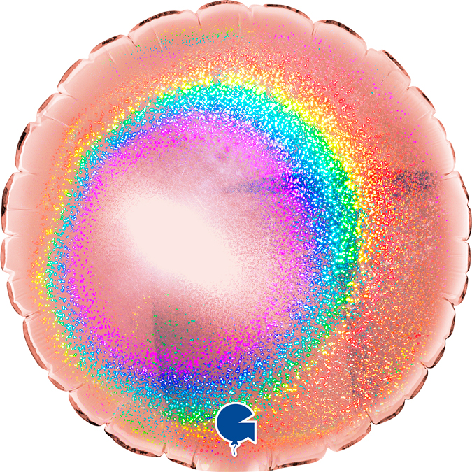 04" round Glitter Holographic Rose Gold

Size
04" / 11x11 cm