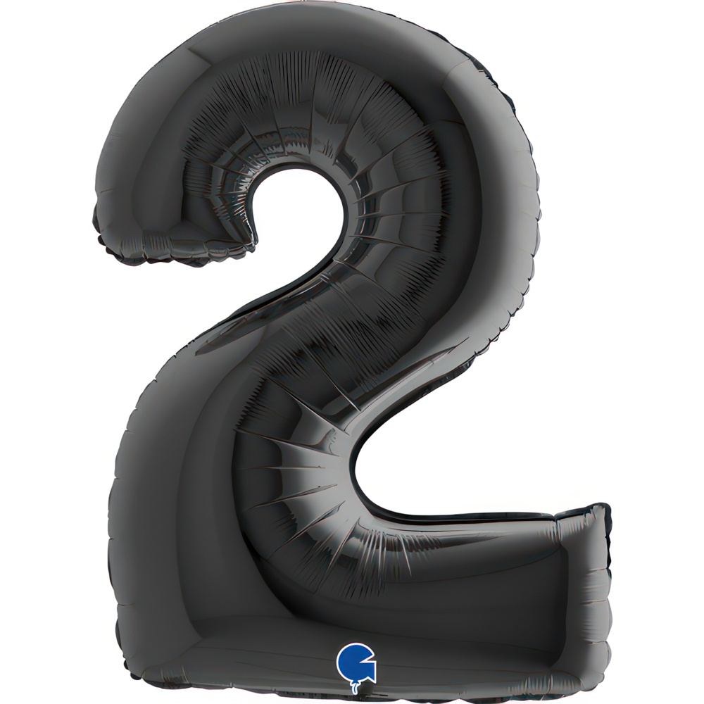 Number 2     Black 40" Single Pack