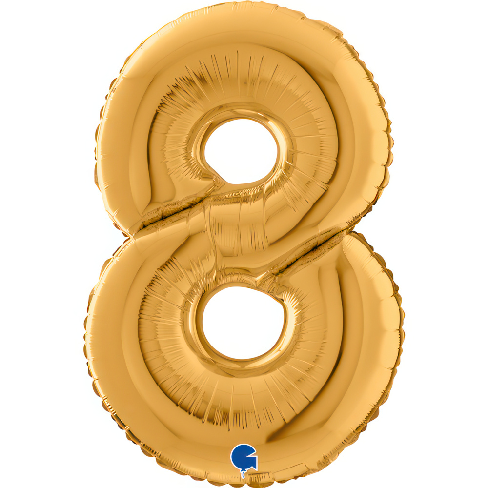 Number 8 Gold Micro 7"