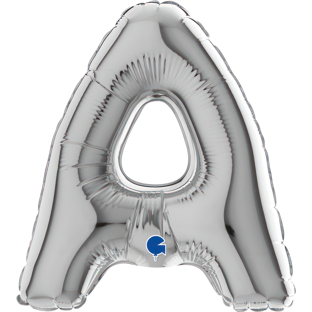 Letter A Silver Micro7"