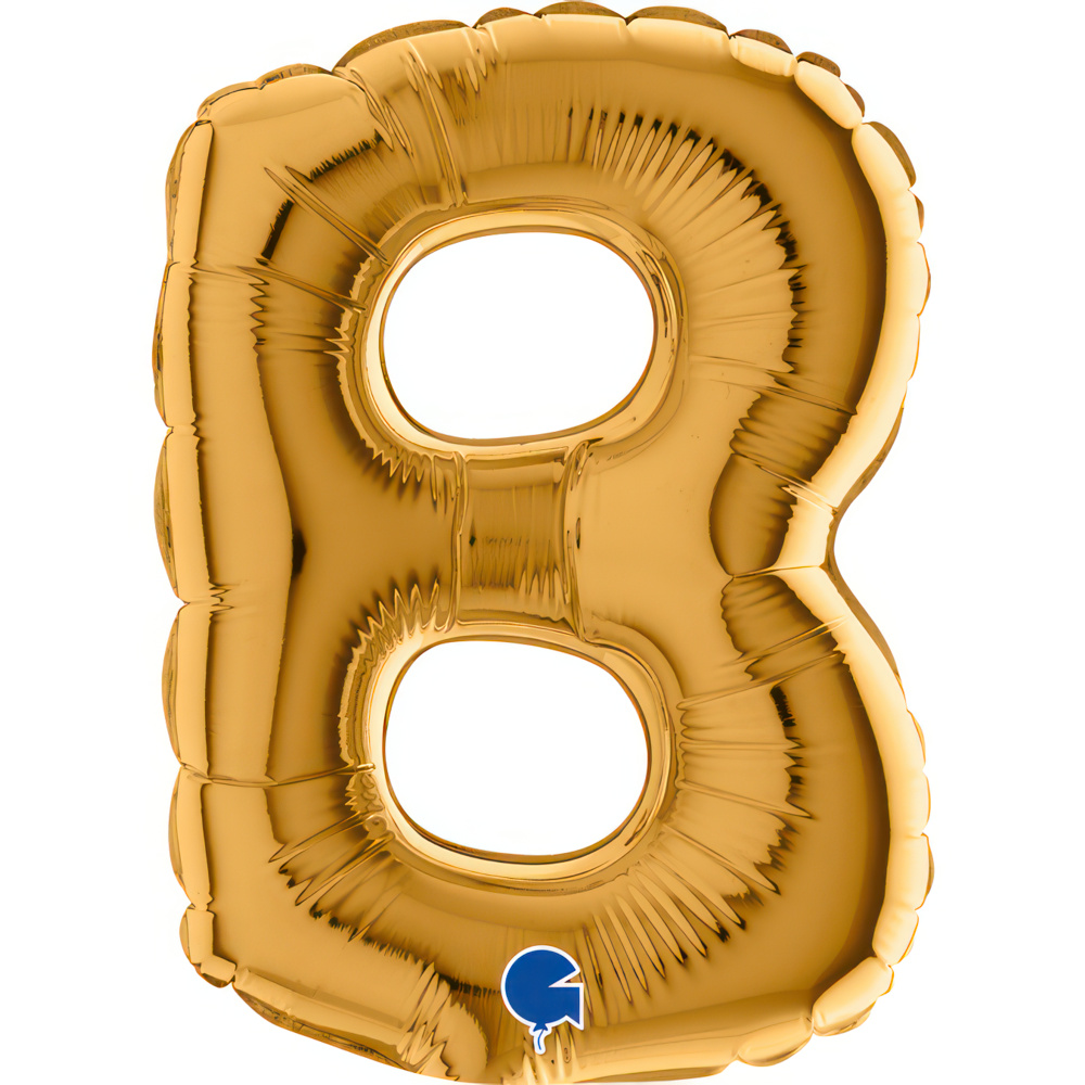 Letter B Gold Micro7"