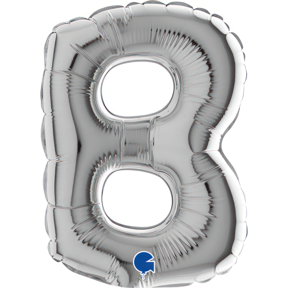 Letter B Silver Micro7"