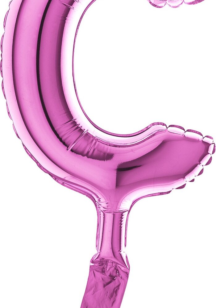 Letter C Fuxia Micro7"