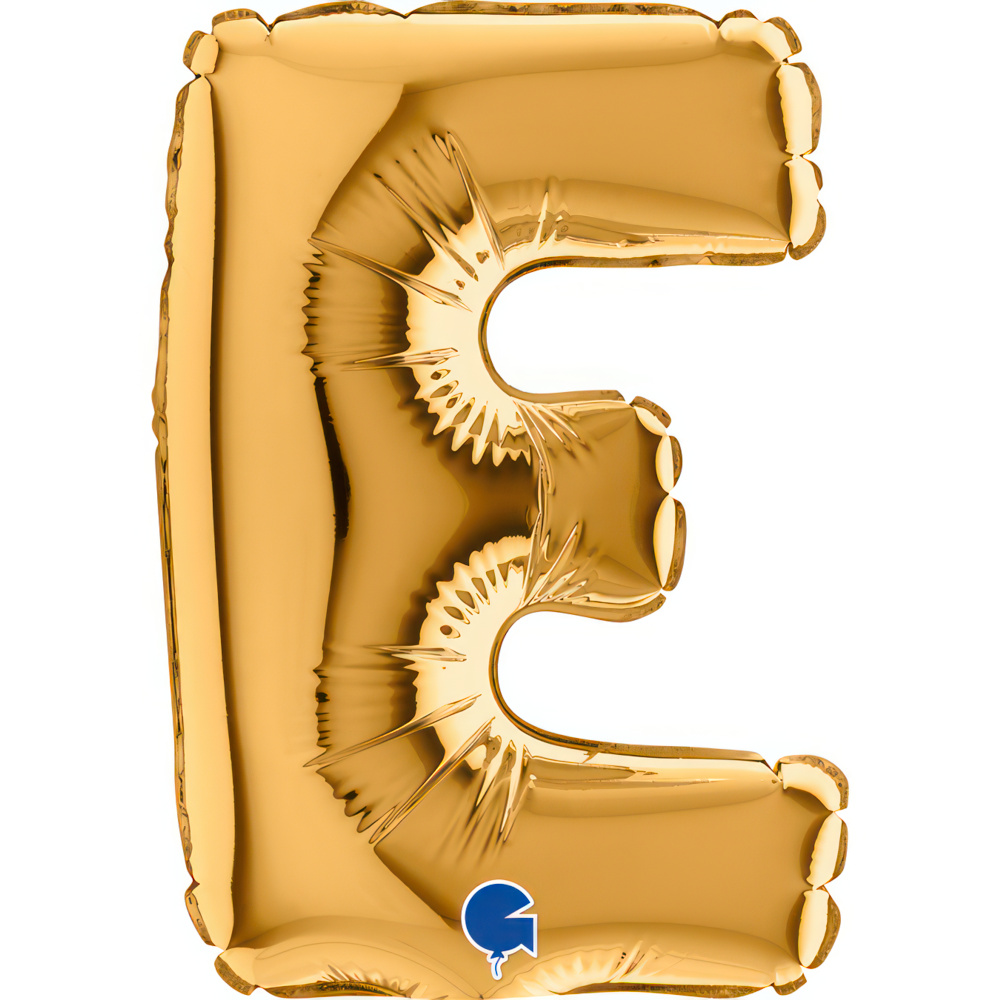 Letter E Gold Micro7"