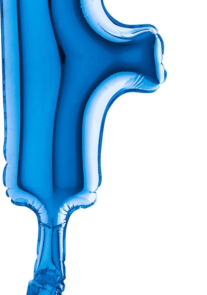 Letter F Blue Micro7"