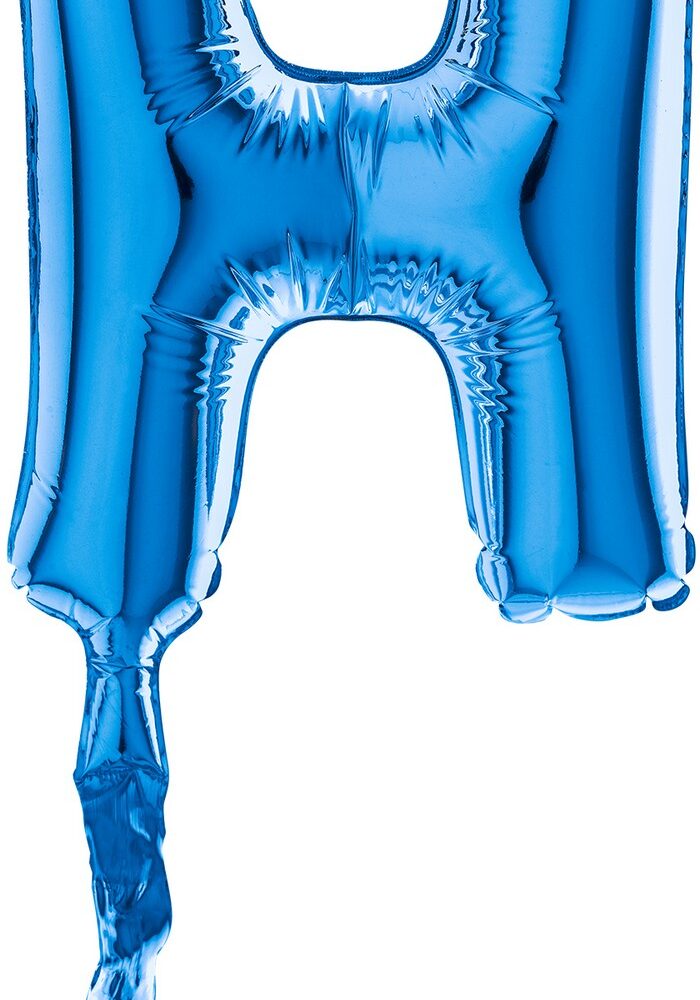 Letter H Blue Micro7"