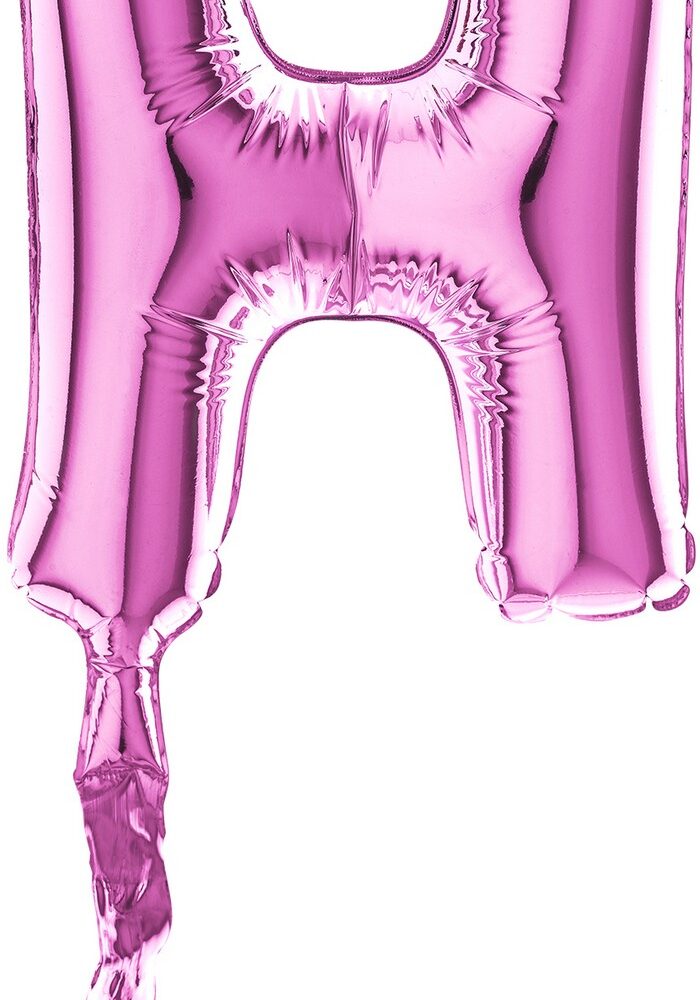 Letter H Fuxia Micro7"