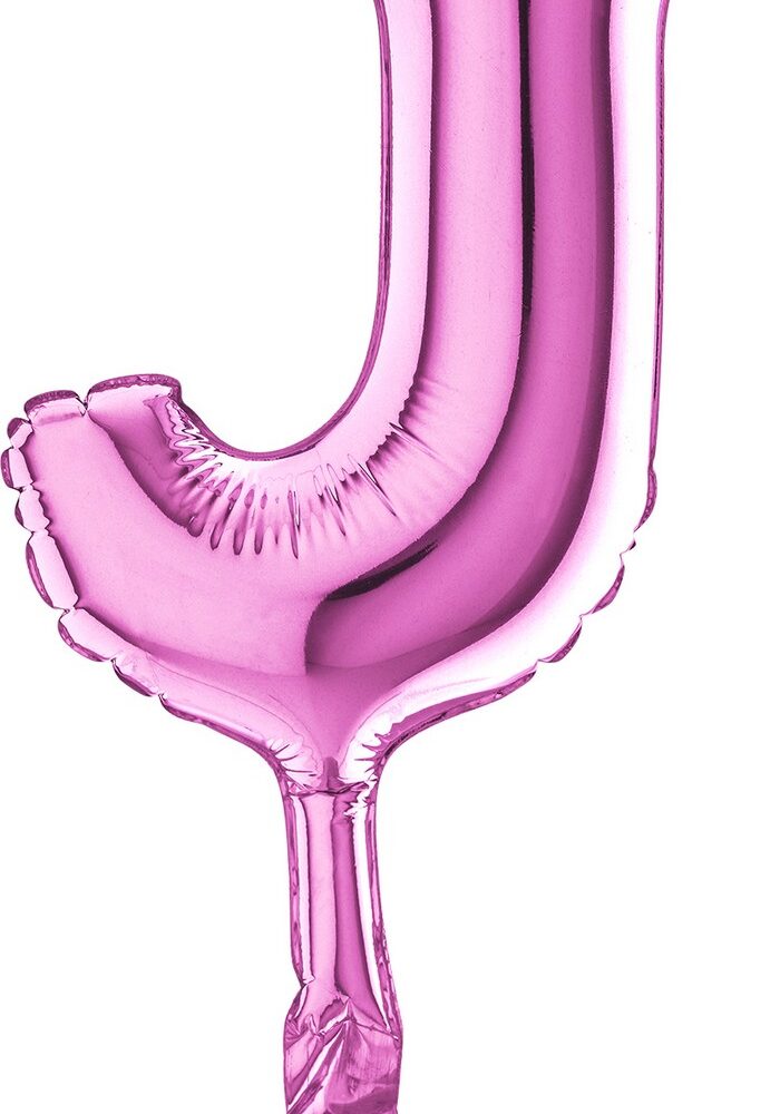 Letter J Fuxia Micro7"
