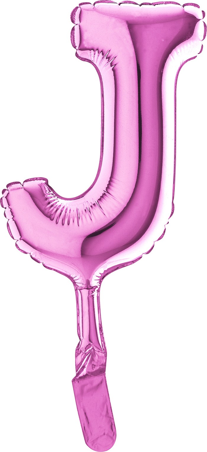 Letter J Fuxia Micro7"