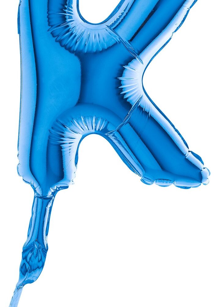 Letter K Blue Micro7"