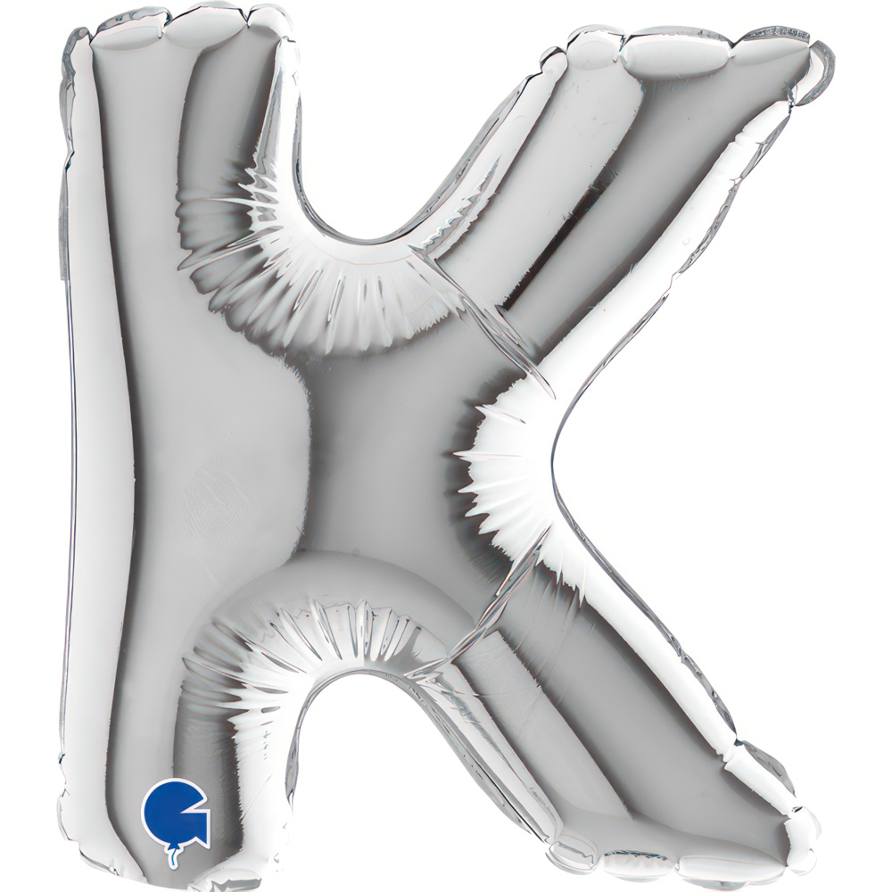 Letter K Silver Micro7"