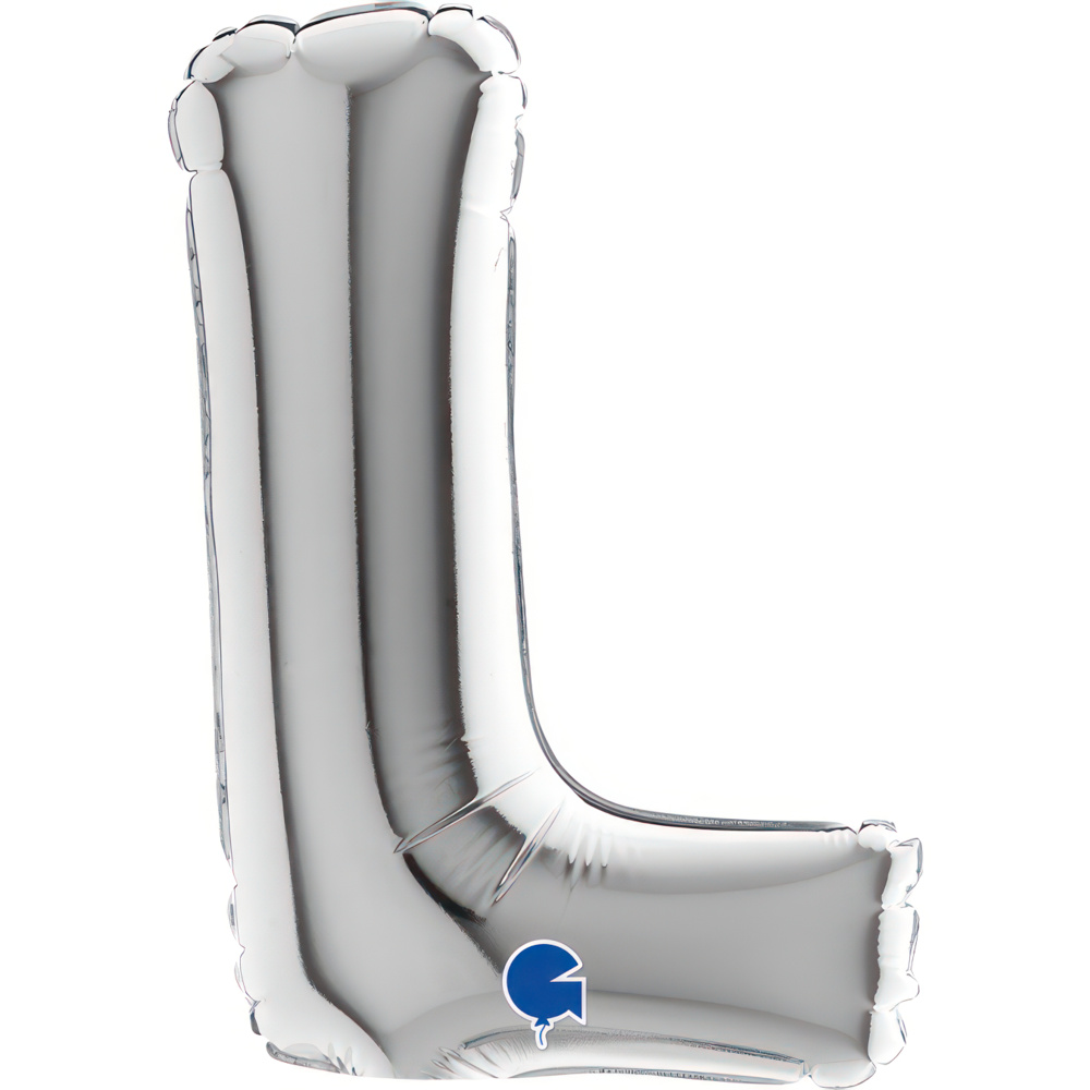 Letter L Silver Micro7"