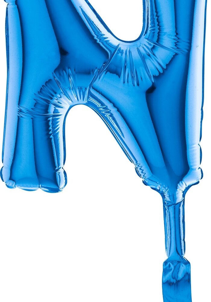 Letter N Blue Micro7"