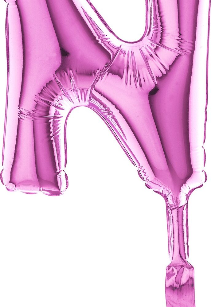 Letter N Fuxia Micro7"