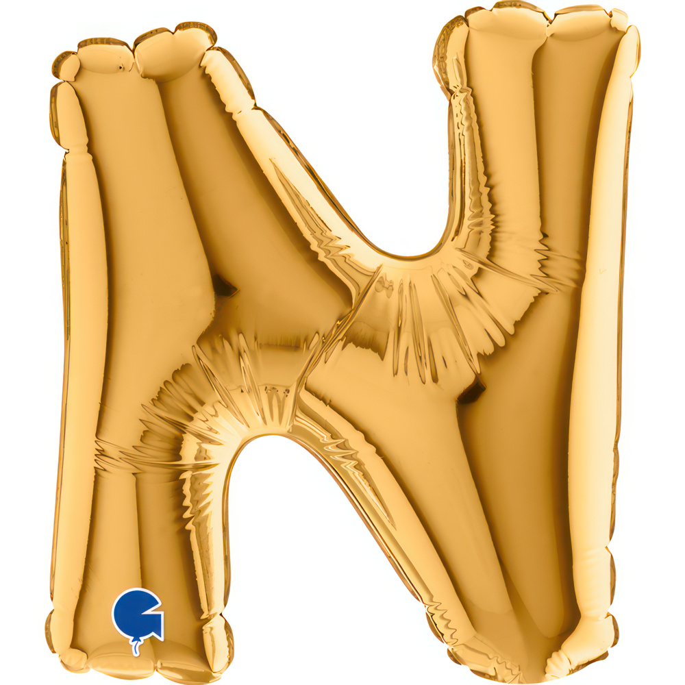 Letter N Gold Micro7"