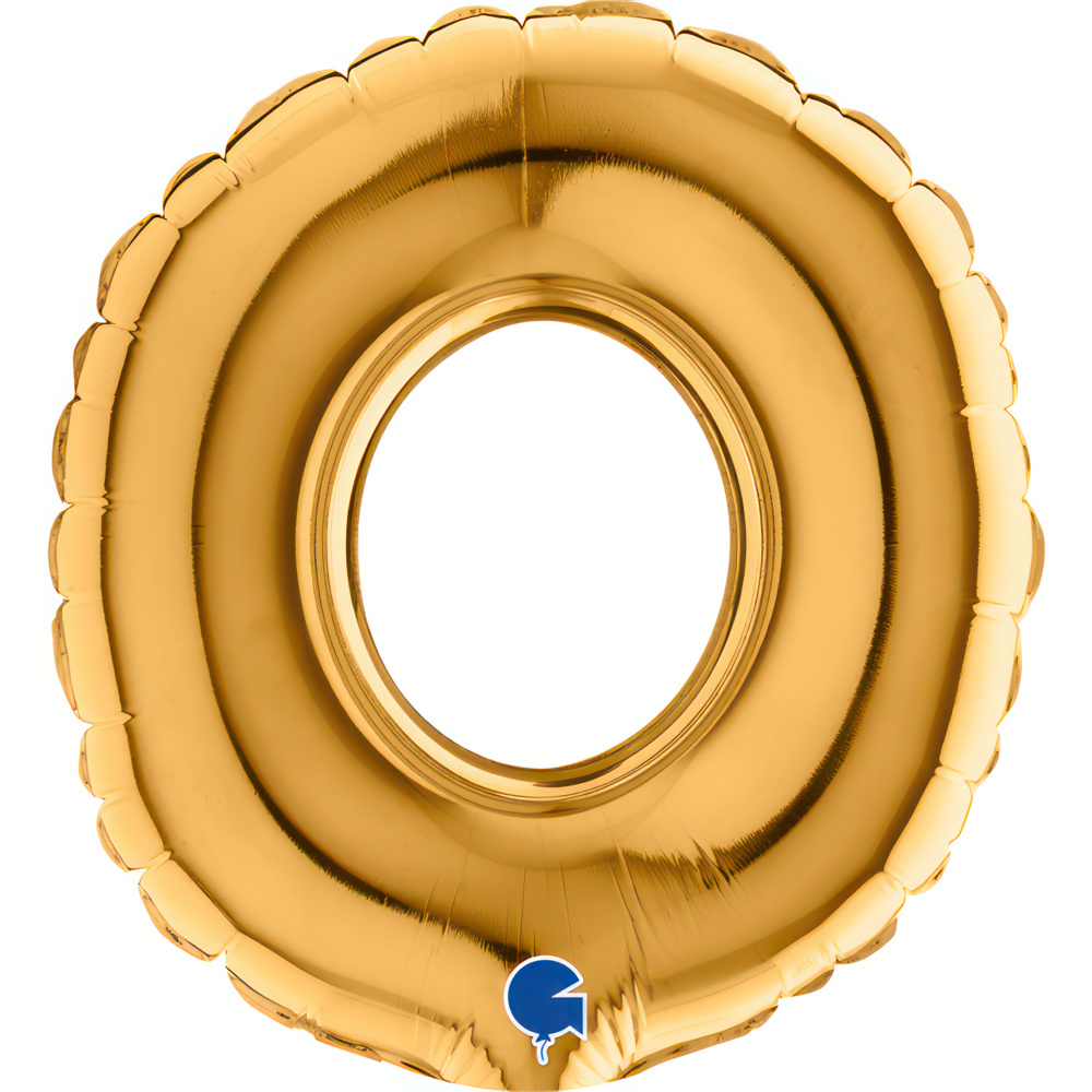 Letter O Gold Micro 7"