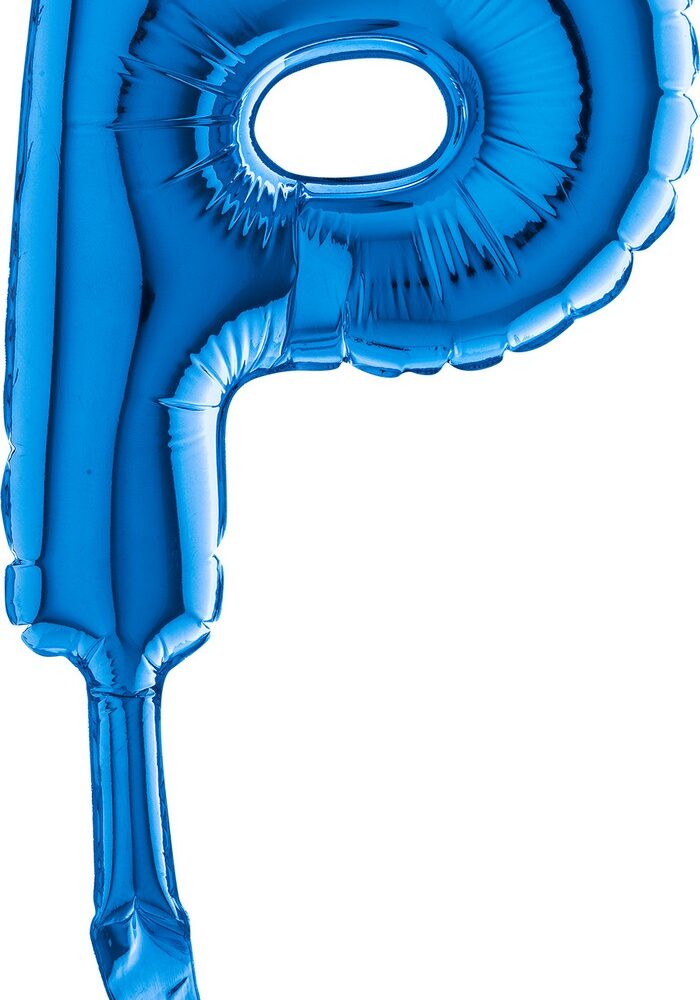 Letter P Blue Micro7"