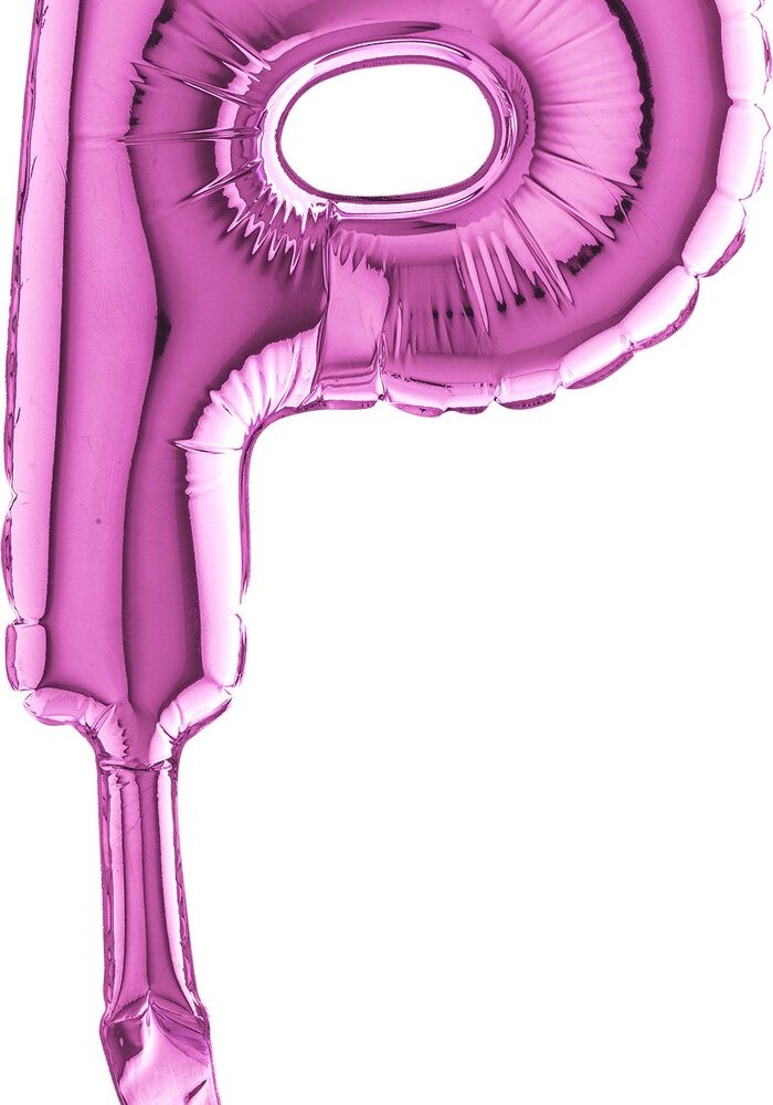 Letter P Fuxia Micro7"