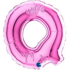 Letter Q Fuxia Micro7"