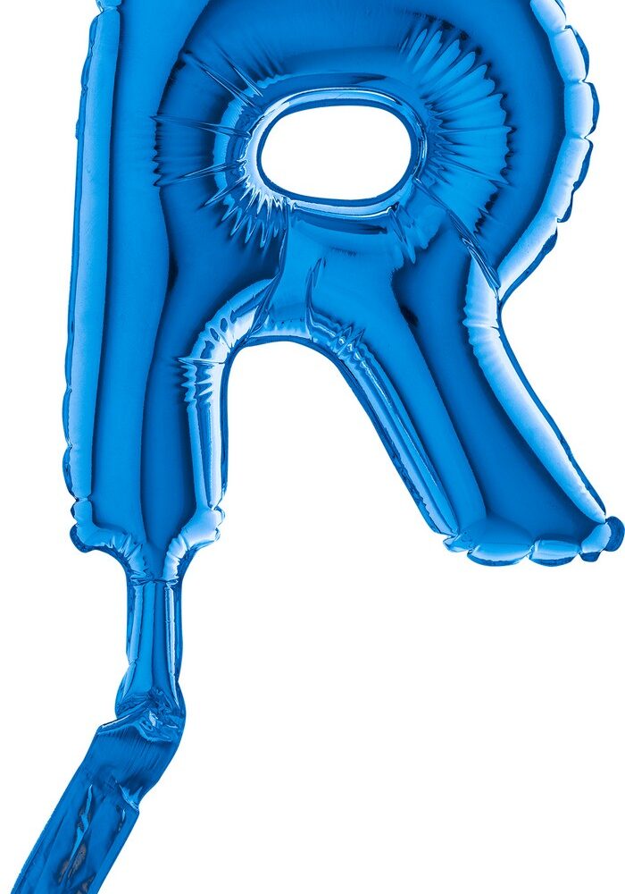 Letter R Blue Micro7"