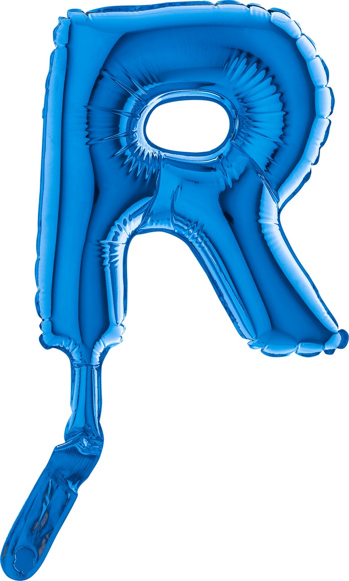 Letter R Blue Micro7"