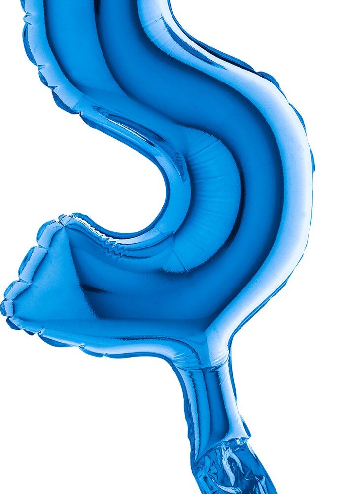 Letter S Blue Micro7"