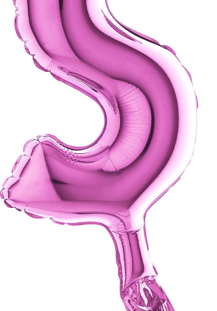 Letter S Fuxia Micro7"