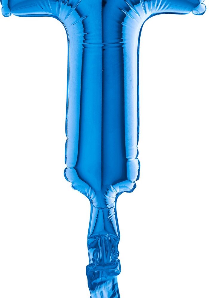 Letter T Blue Micro7"