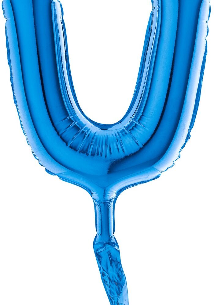 Letter U Blue Micro7"