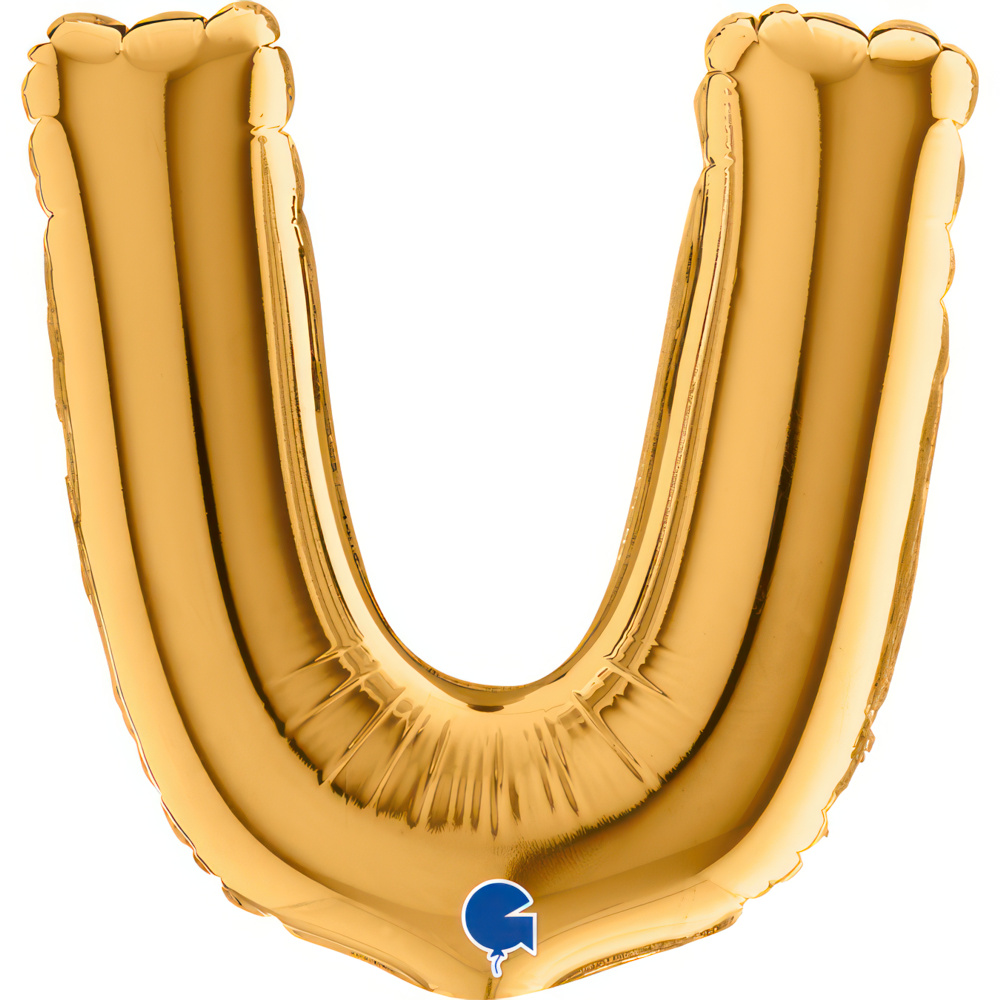 Letter U Gold Micro7"