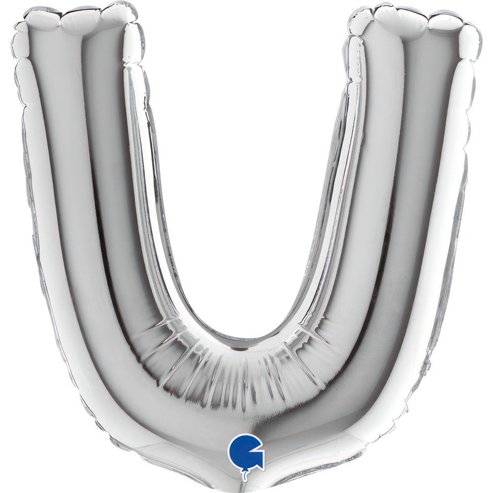 Letter U Silver Micro7"