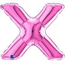Letter X Fuxia Micro7"