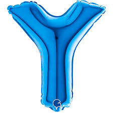 Letter Y Blue Micro7"