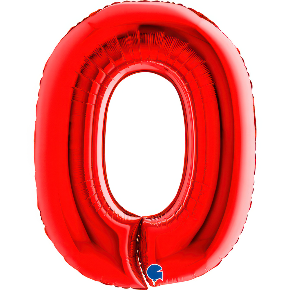 Number 0     Red 40" Single Pack