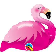 PINK FLAMINGO 14" MINI SHAPE FLAT JW