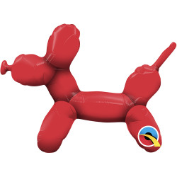 BALLOON DOG RED 14" MINI SHAPE