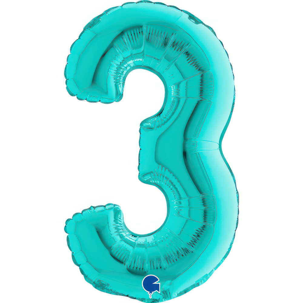 Number 3   Tiffany Mini Single Pack 14"