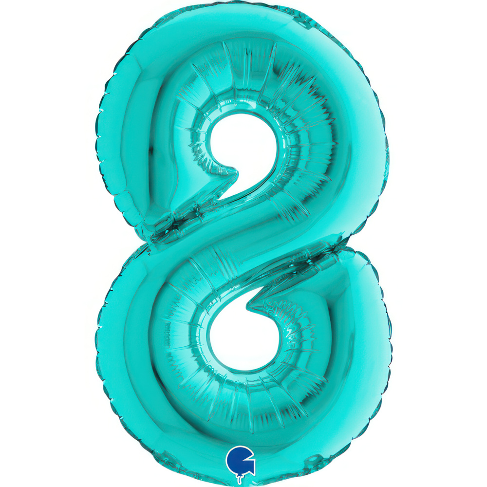 Number 8   Tiffany Mini Single Pack 14"