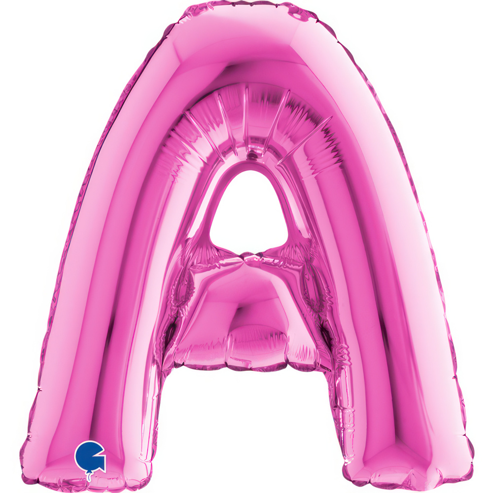 Letter A Fuxia Mini 14" Single Pack