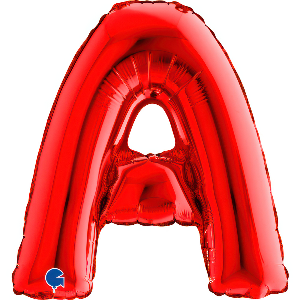 Letter A Red Mini 14" Single Pack