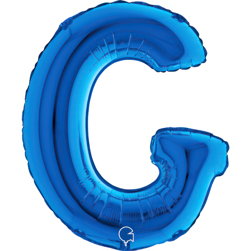 Letter G   Blue Mini 14"  Single Pack
