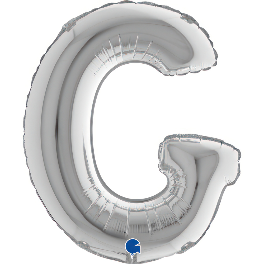 Letter G Silver Mini 14"  Single Pack