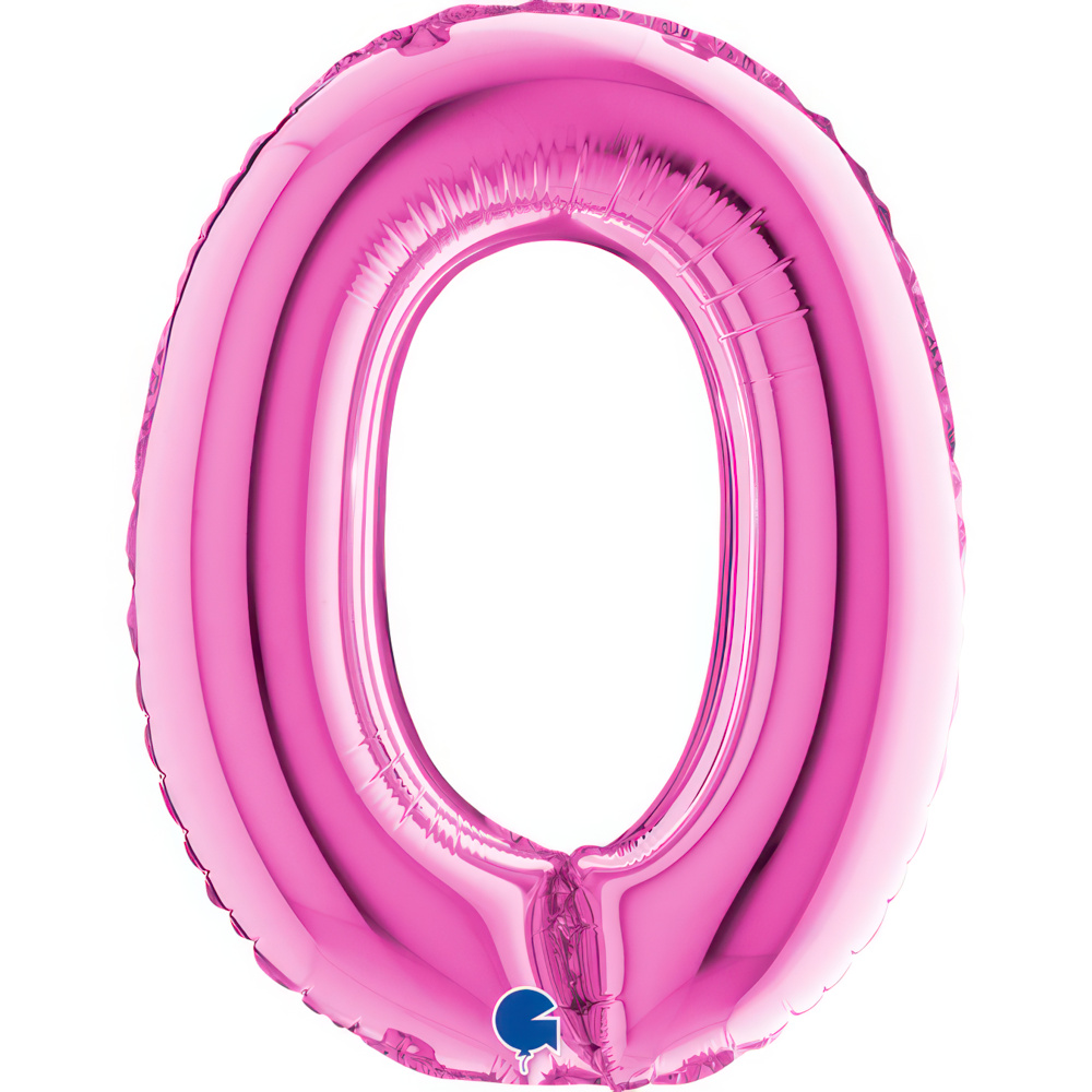 Letter O Fuxia Mini Single Pack 14"