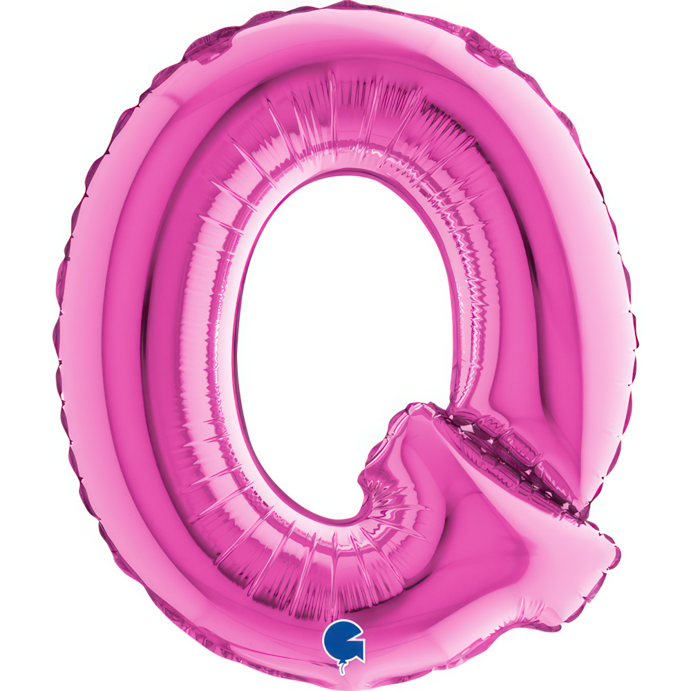 Letter Q Fuxia Mini Single Pack 14"