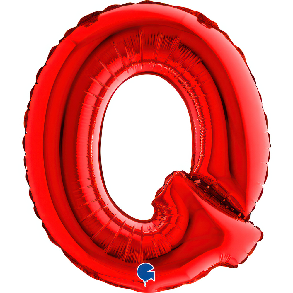 Letter Q Red Mini Single Pack 14"
