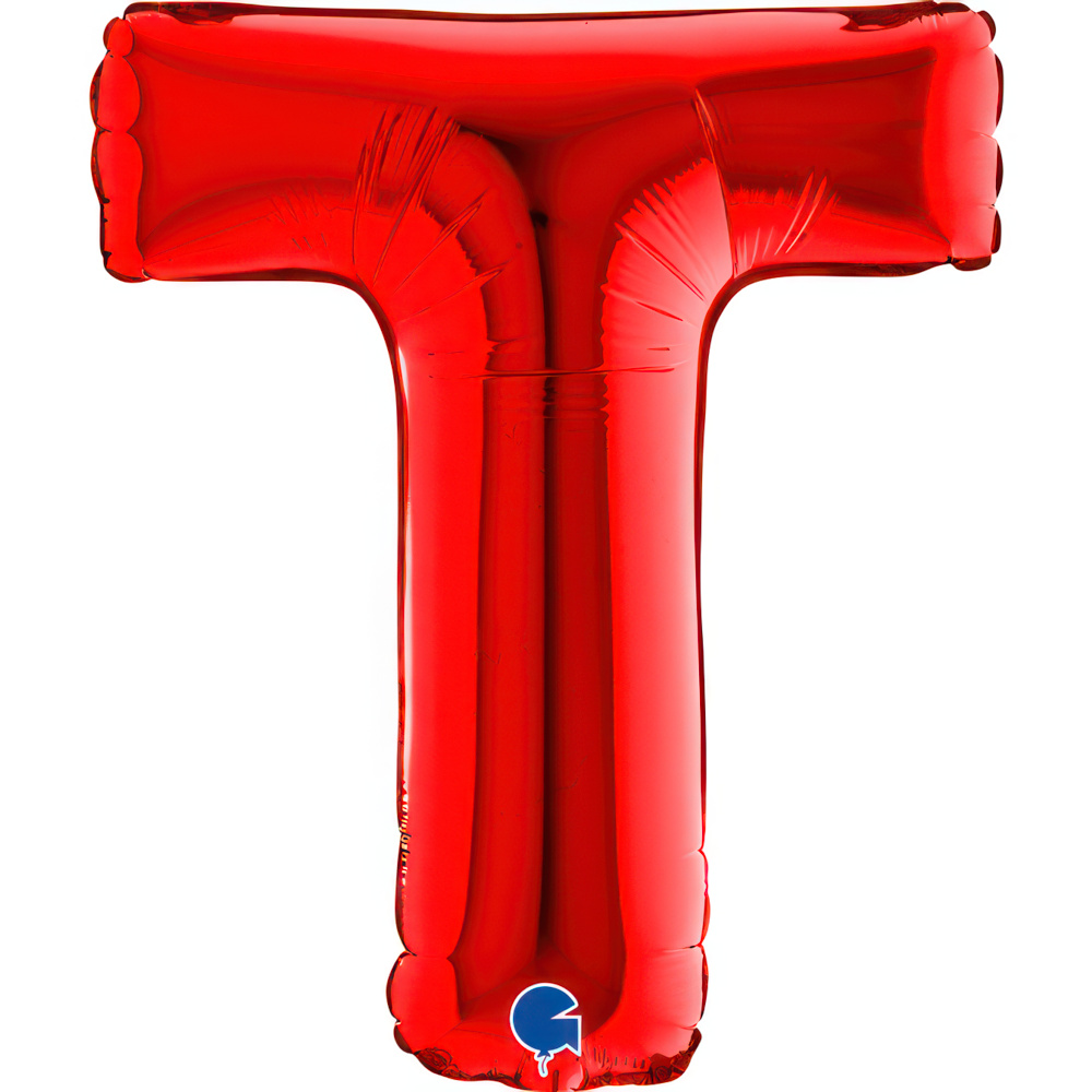 Letter T   Red Mini Single Pack14"