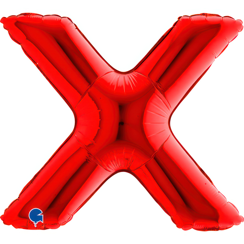 Letter X   Red Mini Single Pack14"