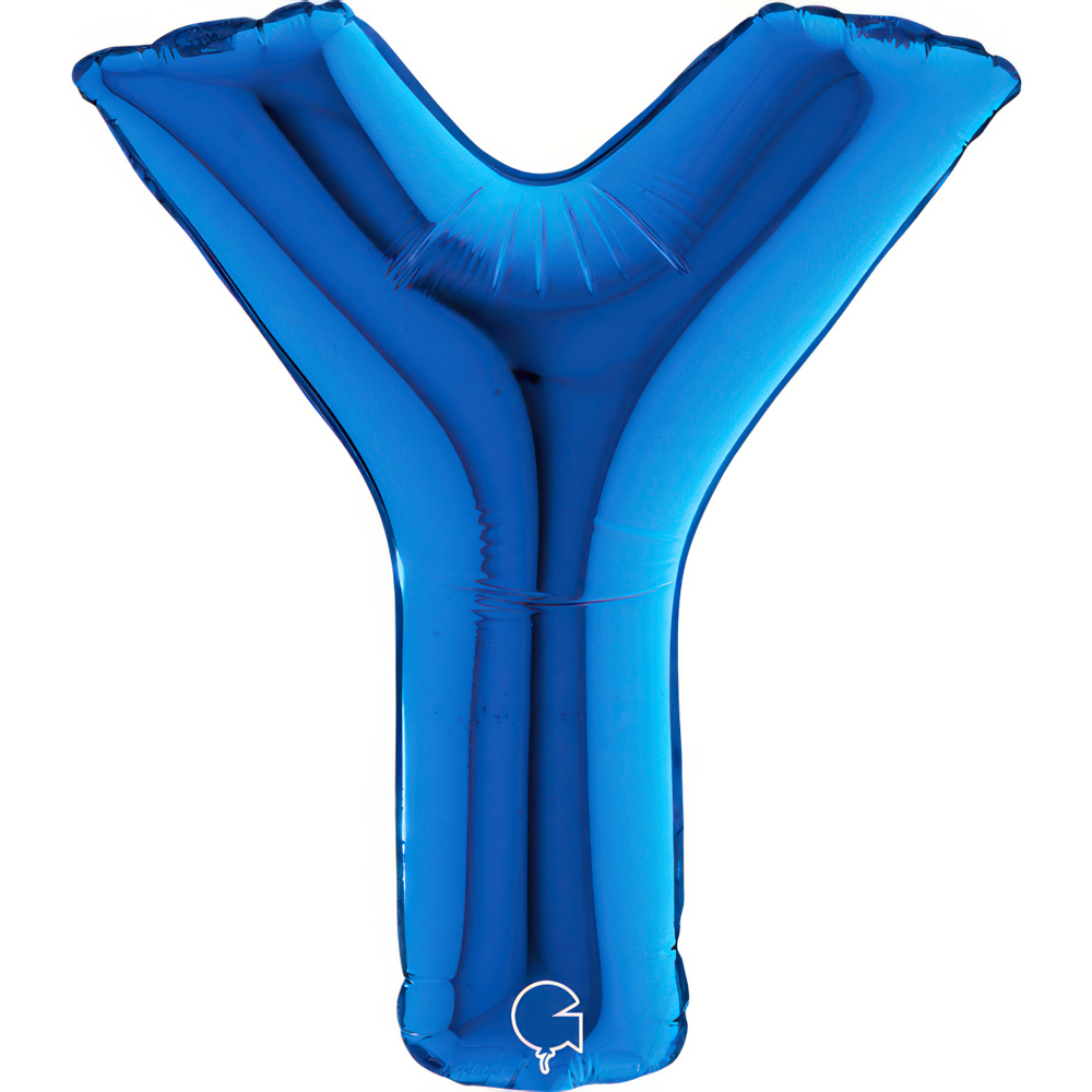 Letter Y   Blue Mini Single Pack14"